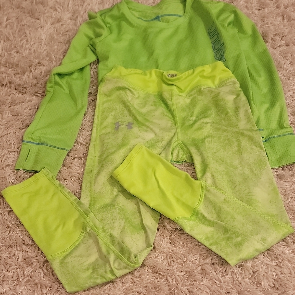 Under Armour Neon Green Activewear Set